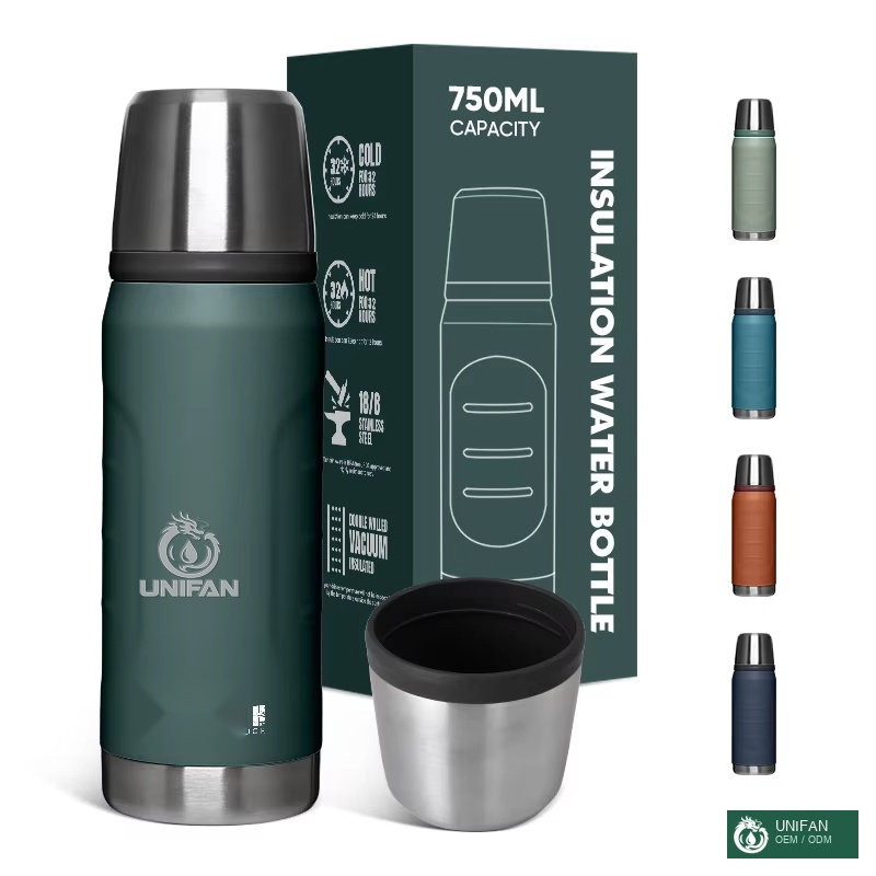 UNIFAN UNIFANFactory Direct High Quality Large Capacity Sports Water Bottle Outdoor Stainless Steel Insulated Vacuum Flask