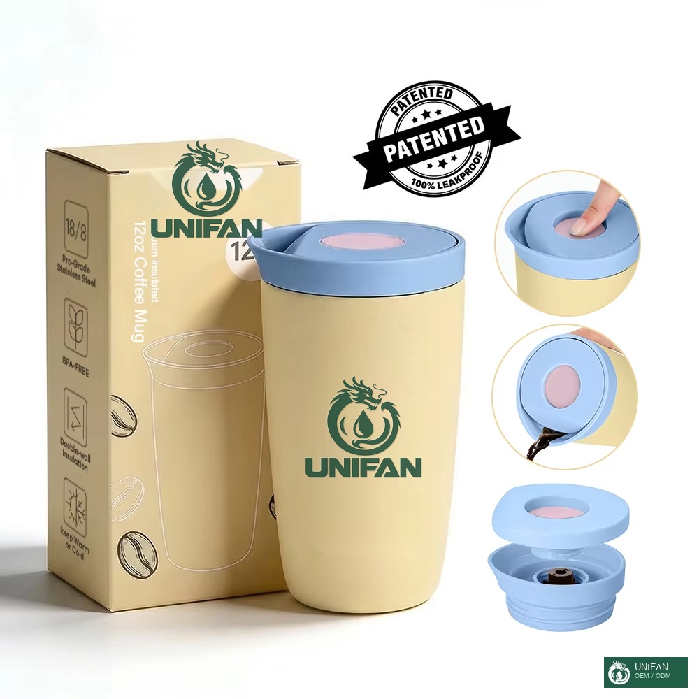 UNIFAN Insulated Coffee Tumbler Coffee Tumbler with logo Custom logo Coffee Tumbler Insulated Coffee Tumbler