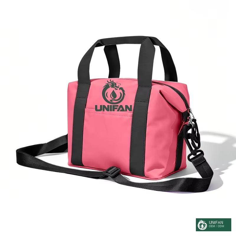 UNIFAN Crossbody Handbag 6L Custom for Picnic Camping or Outdoors Fabric Insulated with Handle Small Zippered Pouch