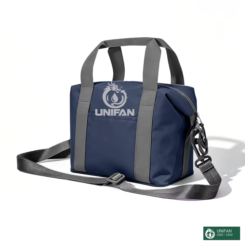 UNIFAN ODM Crossbody Handbag 6L Custom for Picnic Camping or Outdoors Fabric Insulated with Handle Small Zippered Pouch