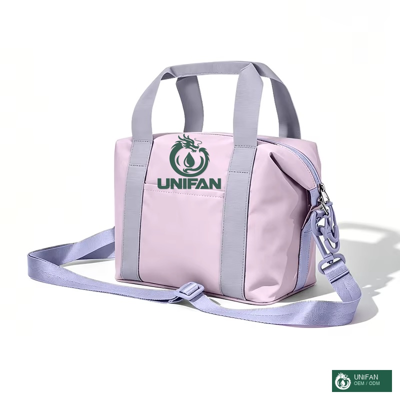 UNIFAN UNIFANCrossbody Handbag 6L Custom for Picnic Camping or Outdoors Fabric Insulated with Handle Small Zippered Pouch